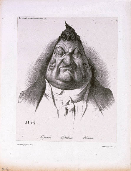 Le passé - Le présent - L'avenir [Past - Present - Future], in La Caricature, 9 January 1834
