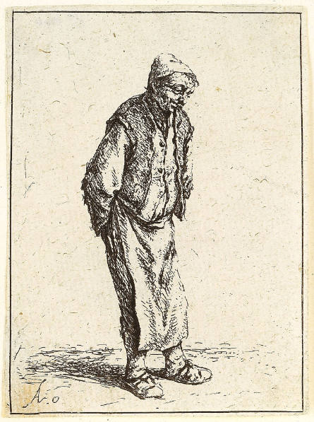 Peasant with his Hands behind his Back
