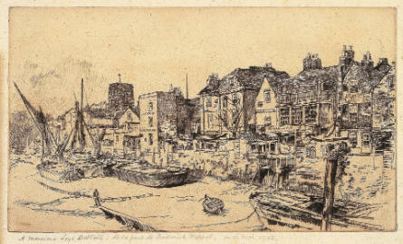 The 'Adam and Eve,' Old Chelsea, from The Thames Set