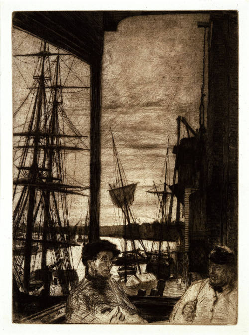 Rotherhithe, from 16 Etchings or The Thames Set