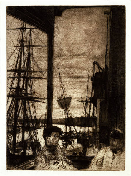 Rotherhithe, from 16 Etchings or The Thames Set