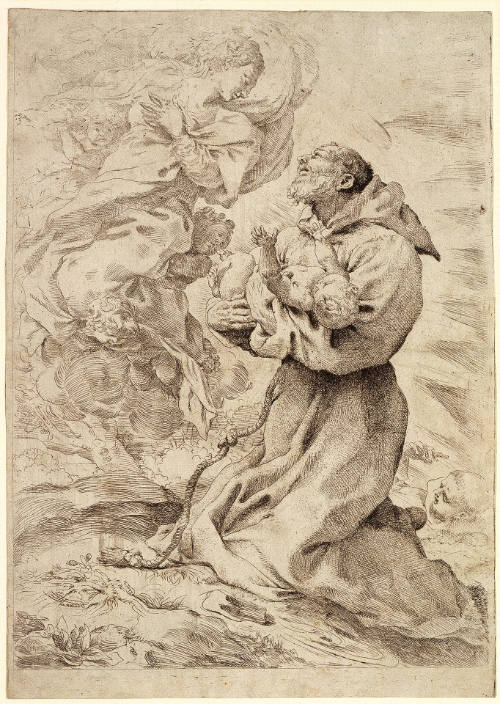 Saint Francis Receiving the Christ Child in the Virgin's Presence