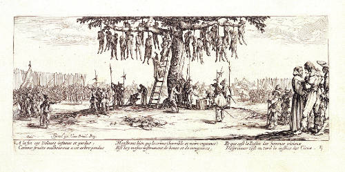 La Pendaison [The Hangman’s Tree], from Les Grandes misères de la guerre [The Great Miseries of War]