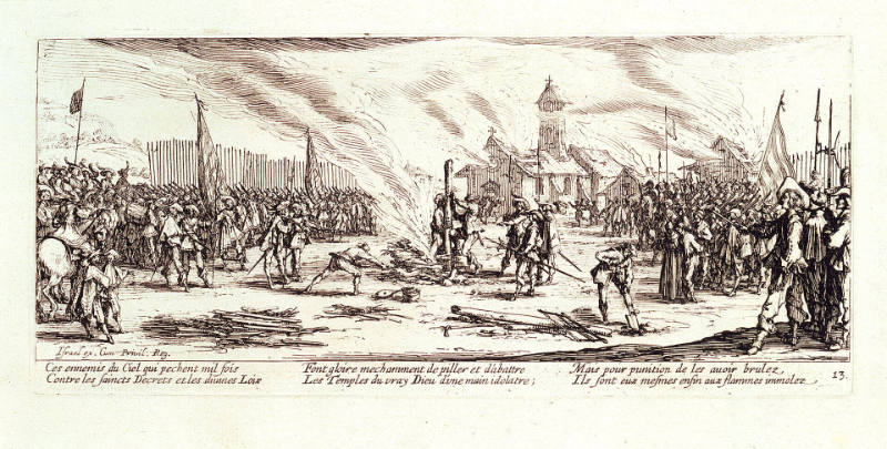 Le Bûcher [The Burning at the Stake], from Les Grandes misères de la guerre [The Great Miseries of War]