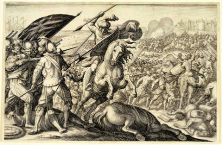 Défaite de le cavaleries turque [The Defeat of the Turkish Cavalry], from La Vie de Ferdinand I de Médicis [The Life of Ferdinand I de Medici]