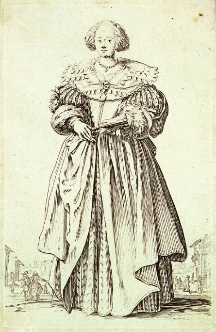 La Dame à l’éventail [Lady with a Fan], from La Noblesse [The Nobility]