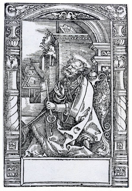 Saint Peter, from Hortulus Animae
