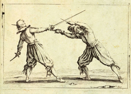 Le Duel à l’épée et au poignard [Duel with Swords and Daggers], from Les Caprices