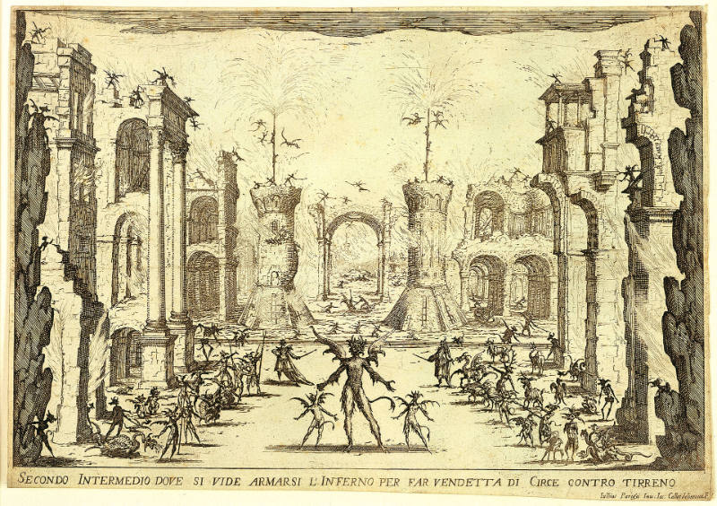 Deuxième Intermède: L’Enfer s’arm pour venger circé [Second Interlude: The Underworld Arms Itself to Avenge Circe], from Les Intermèdes [The Interludes], after Giulio Parigi