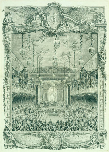 Décoration de la salle de spectacle [Decoration of the Hall of Spectacles]