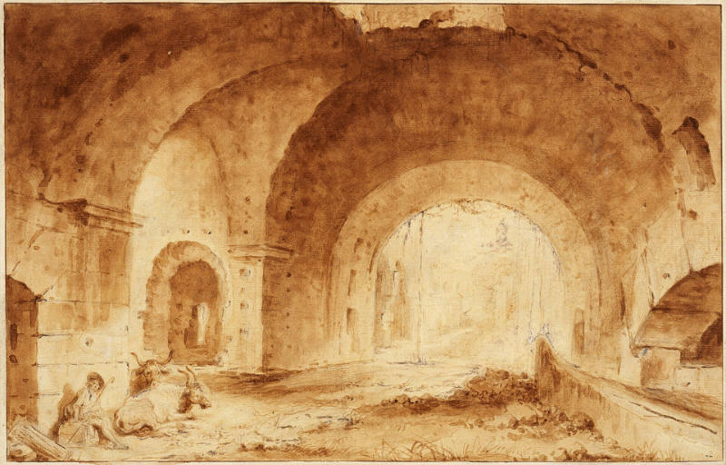 A Roman Vault with a Cow Herd