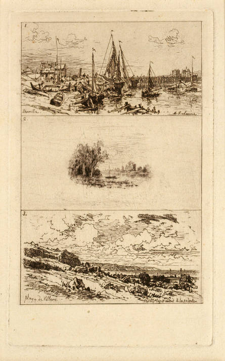 Trouville, Paysage et Villers [Trouville, Landscape and Villers]