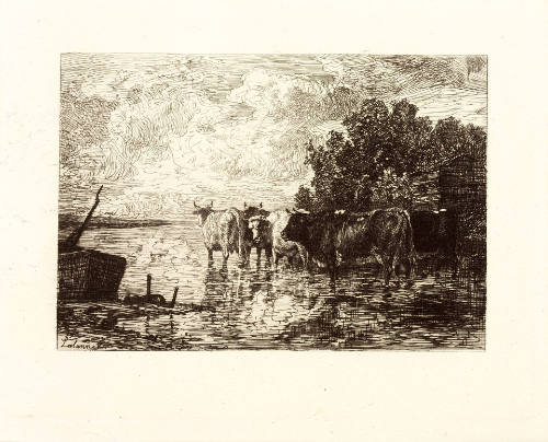 Le Gué [The Ford], after Constant Troyan