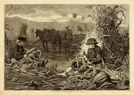 The Last Days of Harvest, from Harper's Weekly 6 December 1873