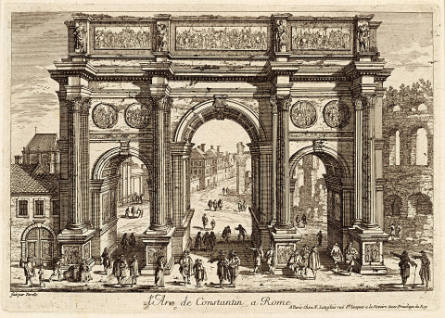Arch of Constantine, from the Vues de Rome et de ses environs [Views of Rome and Its Surroundings]