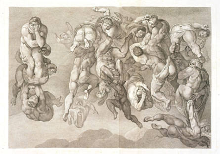 The Last Judgment, plate XII, after Michelangelo