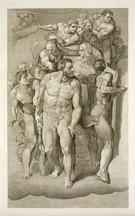 The Last Judgment, plate IV, after Michelangelo
