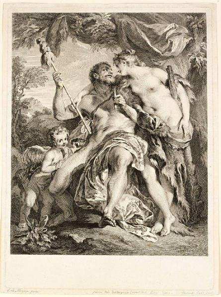 Hercules and Omphale, after François Lemoyne