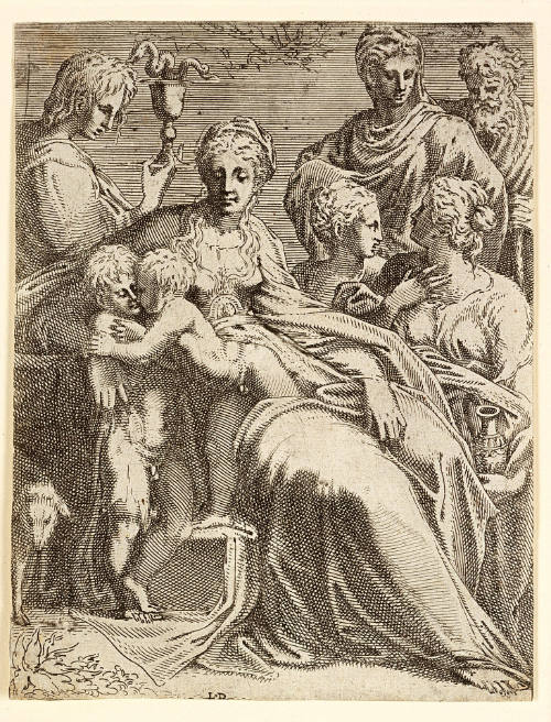 The Holy Family with Saints, after Parmigianino