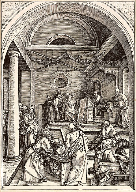 Christ Among the Doctors, from the Life of the Virgin