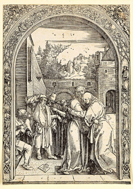 Joachim and Anna at the Golden Gate, from The Life of the Virgin