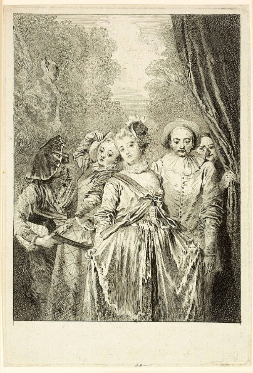 La Troupe italienne [The Italian Theater Troupe], after Jean-Antoine Watteau