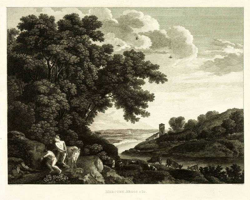 Mercury, Argus, and Io, after Claude Lorrain