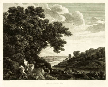 Mercury, Argus, and Io, after Claude Lorrain