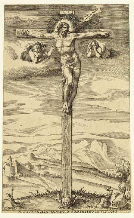 Crucifixion for Vittoria Colonna, after Michelangelo