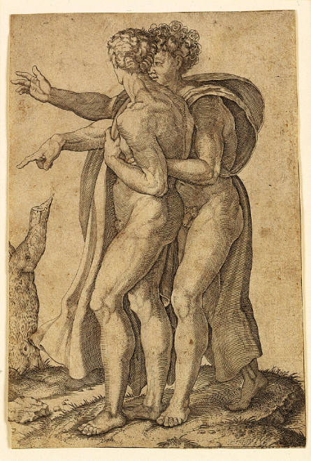 Sons of Noah, after Michelangelo