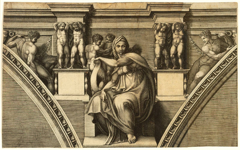 The Delphic Sibyl, after Michelangelo