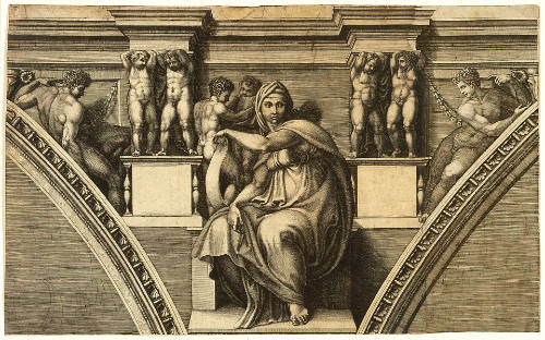 The Delphic Sibyl, after Michelangelo