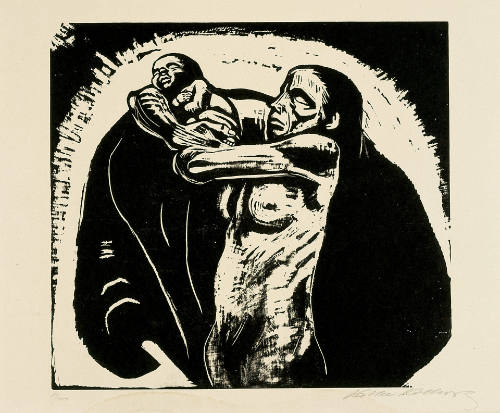 Das Opfer [The Sacrifice], plate I from Sieben Holzschnitte zum Krieg [Seven Woodcuts on War]