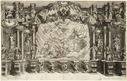 Plate from The Eternal Fire, after Lodovico Burnacini