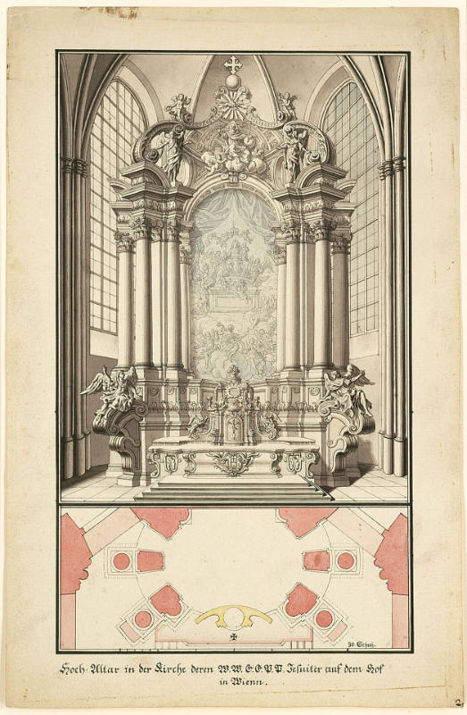 Project for the High Altar in the Church "Am Hof", Vienna