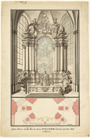 Project for the High Altar in the Church "Am Hof", Vienna