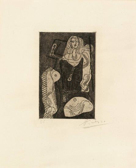 Femme, from Picasso Oeuvres 1920-1926