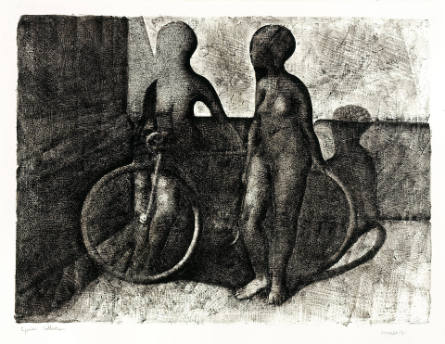 Dos ciclistas [Two Cyclists]