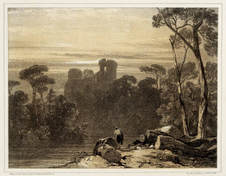 Bothwell Castle, after F.A. Pernot, from Vues pittoresques de l'Ecosse [Picturesque Views of Scotland]