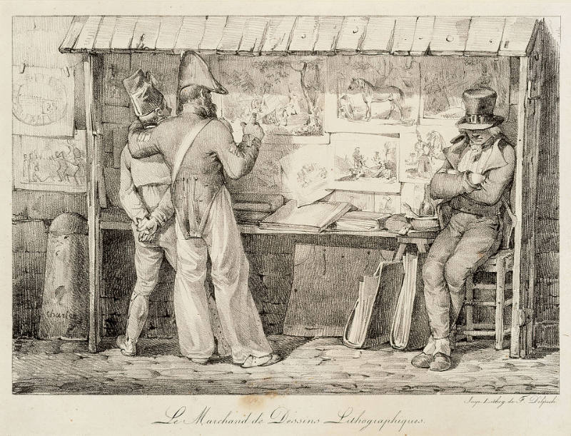 Le Marchand de dessins lithographiques [The Lithograph Seller]