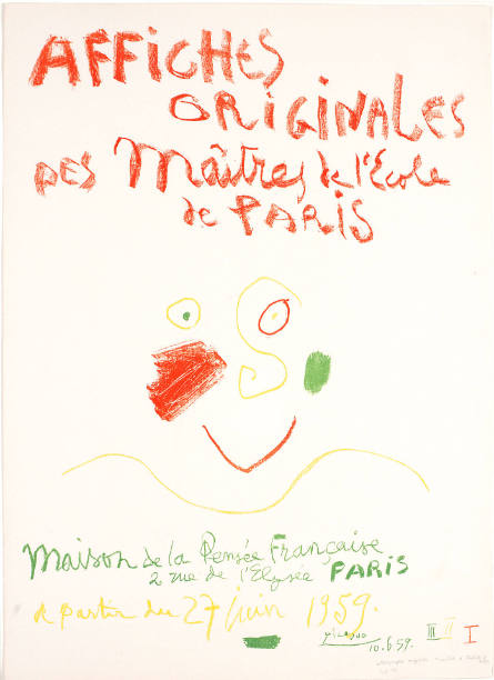 Affiches originales des maîtres de l'ecole de Paris [Original Posters of the Masters of the School of Paris]