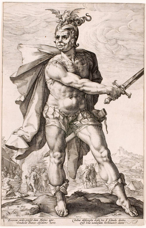 Mucius Scaevola, plate 3 from The Roman Heroes