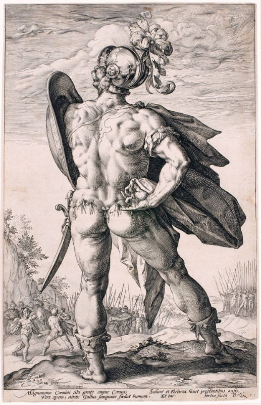 Marcus Valerius Corvus, plate 6 from The Roman Heroes