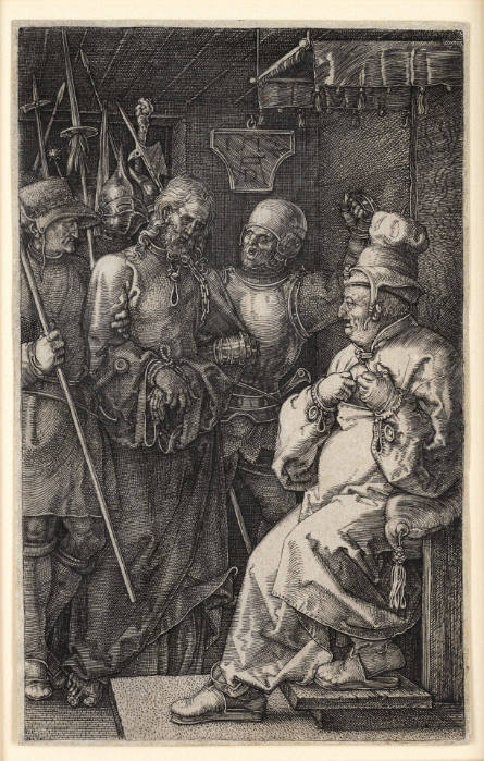 Christ Before Caiaphas, from The Engraved Passion
