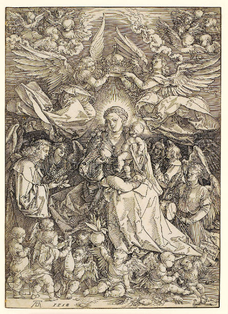 The Virgin and Child Surrounded by Angels