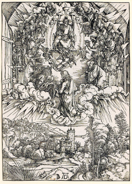 Saint John before God and the Elders, from The Apocalypse
