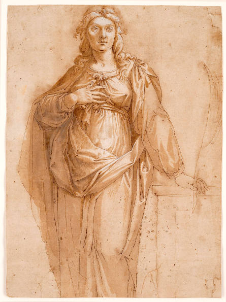 A Female Martyr Saint