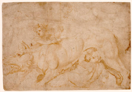 Romulus and Remus with the Wolf