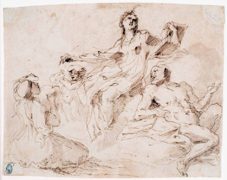 Study for the ‘Allegory of Poetry’ or ‘Music’