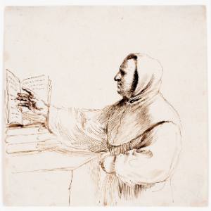 A Monk Reading